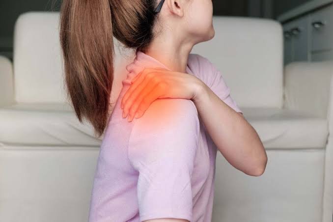 Shoulder tension wellness visual